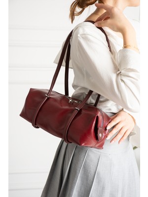 Valu Accessorize Kadın Çift Fermuar Detaylı Baget Omuz Çantası Jens