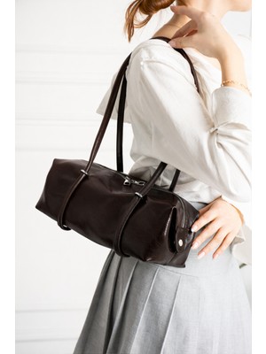 Valu Accessorize Kadın Çift Fermuar Detaylı Baget Omuz Çantası Jens