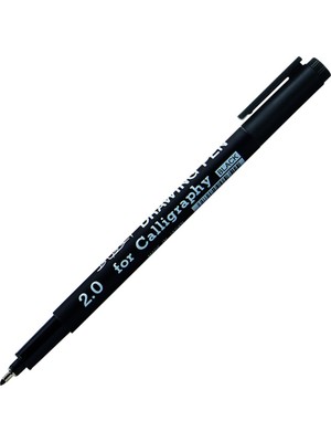 Kitabevimden Snowman Kaligrafi Kalemi Kesik Uçlu 2.0 mm Siyah FT700