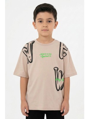 New Kids Oversize Erkek Çocuk Tişört