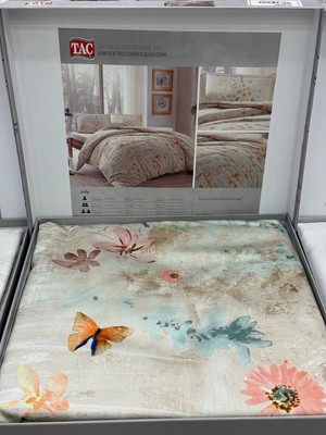 Taç Saten Nevresim Takımı Çift Kişilik 200X220CM