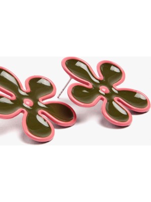 Parfois Mineli Çiçek Küpe