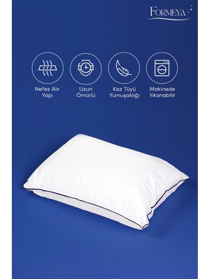 Climate %100 Pamuk Dış Kumaş Nano Jel Yastık Otel Yastığı 50*70 cm 1200 Gram