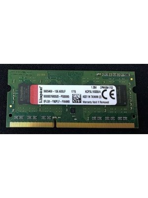 Kingston Kıngston 4gb Ddr3 1600MHZ CL11 Notebook Ram KCP3L16SS8/4