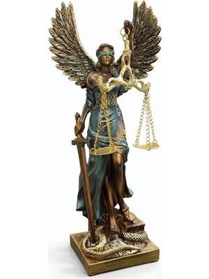 Ttt 30X9 cm Polyester Kanatlı Adalet Biblosu