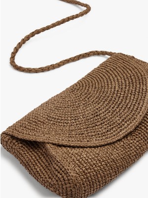 Parfois Kadın Hasır Efektli Kapaklı Çapraz Çanta