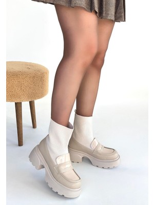 isiltikidsmoda Wanye Bej Cilt Cilt Streçli Bot - Lisinya