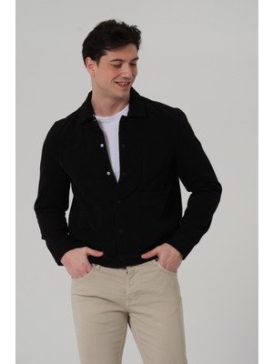 Pique 26EG1010 ERKEK GÖMLEK Çıtçıt Kapamalı Cep Detaylı Erkek Gömlek