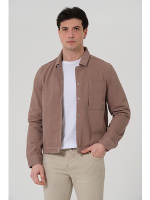 Pique 26EG1010 ERKEK GÖMLEK Çıtçıt Kapamalı Cep Detaylı Erkek Gömlek