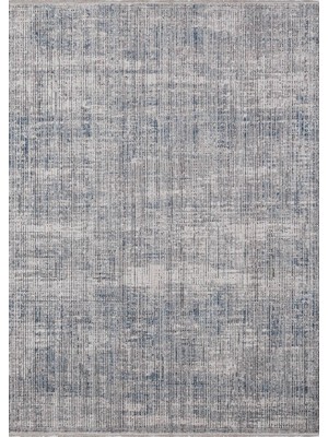 Seyran Halı 2701 Vintage Desenli Modern Halı | Leke Tutmaz, Antialerjik, Gri Mavi Tonlu Halı
