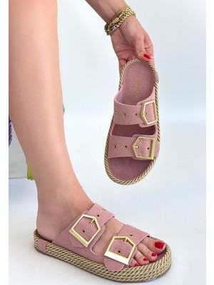 isiltikidsmoda Ices Pudra Nubuk Terlik - Lisinya