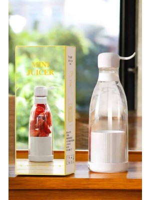 isiltikidsmoda Bardak Blender Smoothie Meyve Sıkacağı Şarjlı Cam Taşınabilir - Lisinya