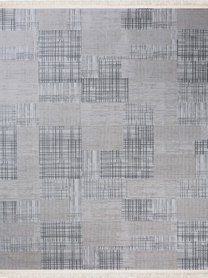 Nexus Halı Hanzade 3111 Gri Triko Akrilik Yumuşak Dokulu Kolay Temizlenebilir Halı