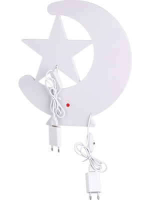 isiltikidsmoda Ay Yıldız Işık Pano Türk Bayrağı Bigem BM-079 - Lisinya