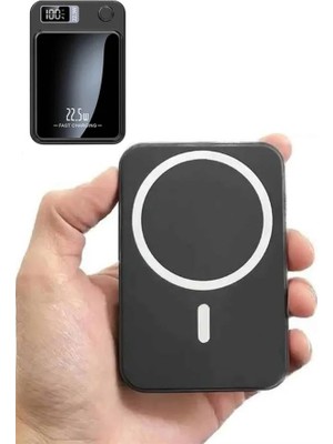 Store Mania Ieg™ Magsafe Hızlı Şarj 10.000 Mah Wireless Şarj Powerbank Android ve Ios Uyumlu