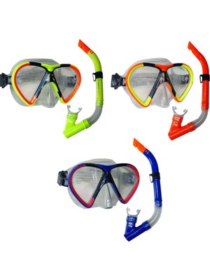 isiltikidsmoda Yetişkin Maske ve Şnorkel Safari Dalış Seti - 2356A/121CSB (Lisinya)