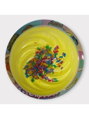 isiltikidsmoda Slimy Puffy Cotton 22 gr - Sarı Slime (Lisinya)