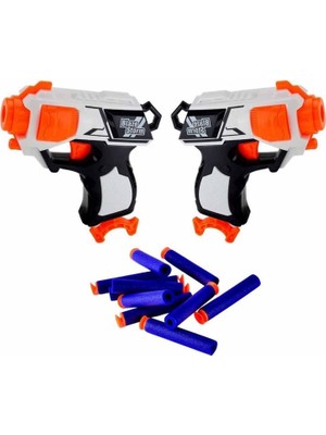 isiltikidsmoda 6060 - Sünger Atan Tabanca 2 Li 10 Yedek Mermi (Lisinya)