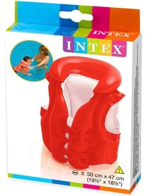 isiltikidsmoda Can Yeleği Kırmızı 50X47 cm Intex - 58671 (Lisinya)