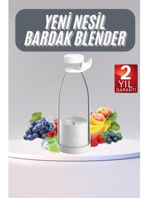 isiltikidsmoda U Geçirmez Kablosuz Şarjlı Dayanıklı Taşınabilir Mini Blender - Lisinya