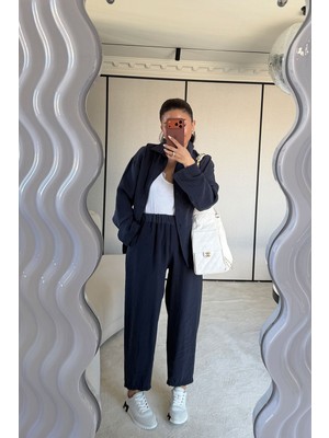 Özge Özgenç Yıkamalı Gömlek Pantolon Takım