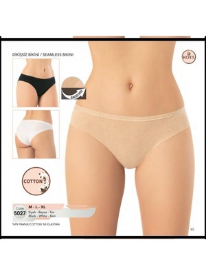 Kota Bayan Dikişsiz Likralı Penye Bikini