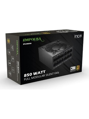 Fantastik Store Inca Empousa IPS-850XN 850W 80+ Gold Tam Moduler Power Supply