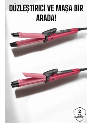 Eco Lounge Saç Düzleştirici ve Maşa Ikili Saç Şekillendirici
