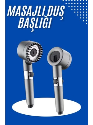 Eco Lounge Masaj Etkili Duş Başlığı Yeni Nesil Çok Fonksiyonlu Ayarlanabilir Filtreli