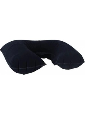 Eco Lounge Şişme Seyahat Yastığı Gri Lacivert