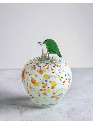 Felis Arte Dekoratif Cam Elma ,handmade ,çok Renkli