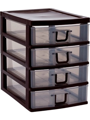 Mini 4 Çekmeceli Komidin Organizer