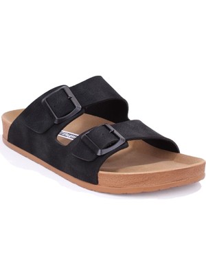 Dagoster DMA75-963001 Siyah Ortopedik Günlük Erkek Terlik