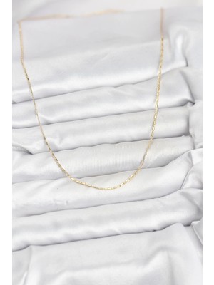 cm 14K Gold Renk Kesme Model 60 cm Kadın Kolye