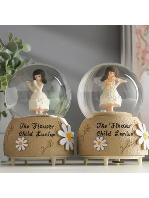 Kemancı Kız Kar Küresi Orta Boy