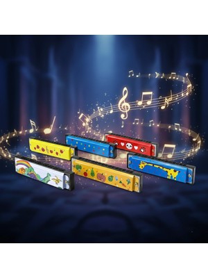 Desenli Metal Mızıka