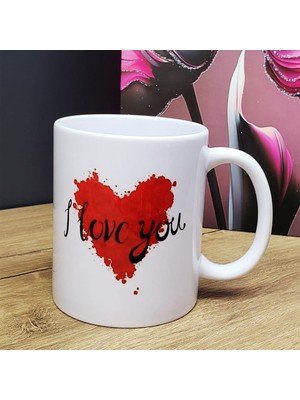 I Love You Tasarım Bardak