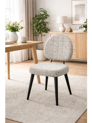 Dengema S25 Sandalye (Palermo) Iskt : Tksre Sıyah Otrk : CALVE18 Antrasıt Sırt : CALVE18 Antrasıt