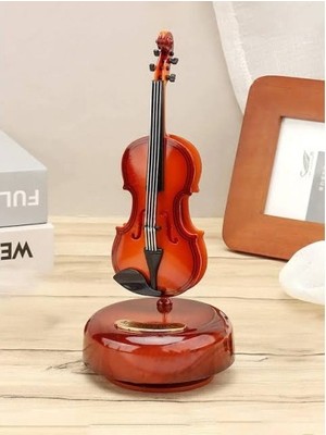 Hareketli Violin Müzik Kutusu