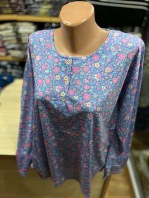 TCR Kadın Üç Düğme Desenli Mevsimlik Penye Buz