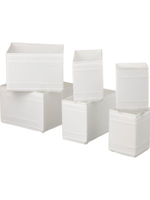 IKEA Beyaz Şık Kutu Seti