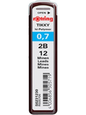 Kitabevimden Rotring Min Hi-Polymer 2b 0.7 mm (10 Adet)