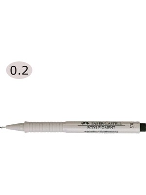 Kitabevimden Faber-Castell Çizim Kalemi Ecco Pigment 0.2 mm Siyah (10 Lu) 16 62 99