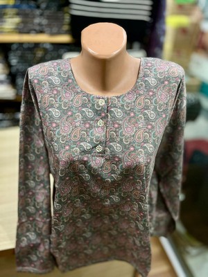 TCR Kadın Üç Düğme Desenli Mevsimlik Penye Buz