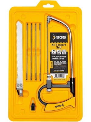 Sgs 205 Çok Amaçlı Kıl Testeresi Seti 7 Parça