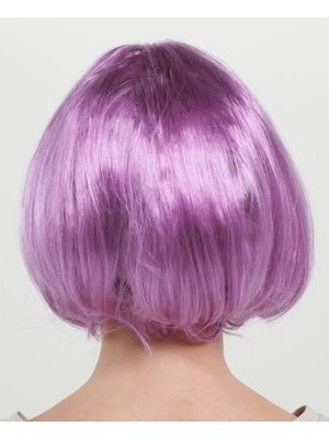 Eco Lounge Düz Kesim Küt Parti Peruğu Rose Pembe