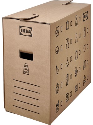 IKEA Kahverengi Kullanışlı Gardırop Düzenleyici 64X34X40 Cm/80 Lt