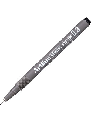 Kitabevimden Artline Çizim Kalemi 0.3 mm Siyah EK233 ( 12 Adet )