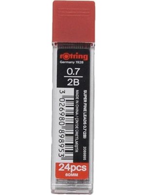 Kitabevimden Rotring Min Super Polymer 2b 0.7 mm (12 Adet)