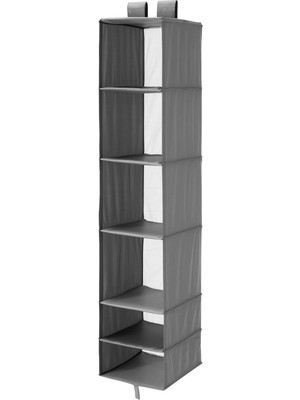 IKEA Koyu Gri Pratik Gardırop Düzenleyici 35X45X125 cm
